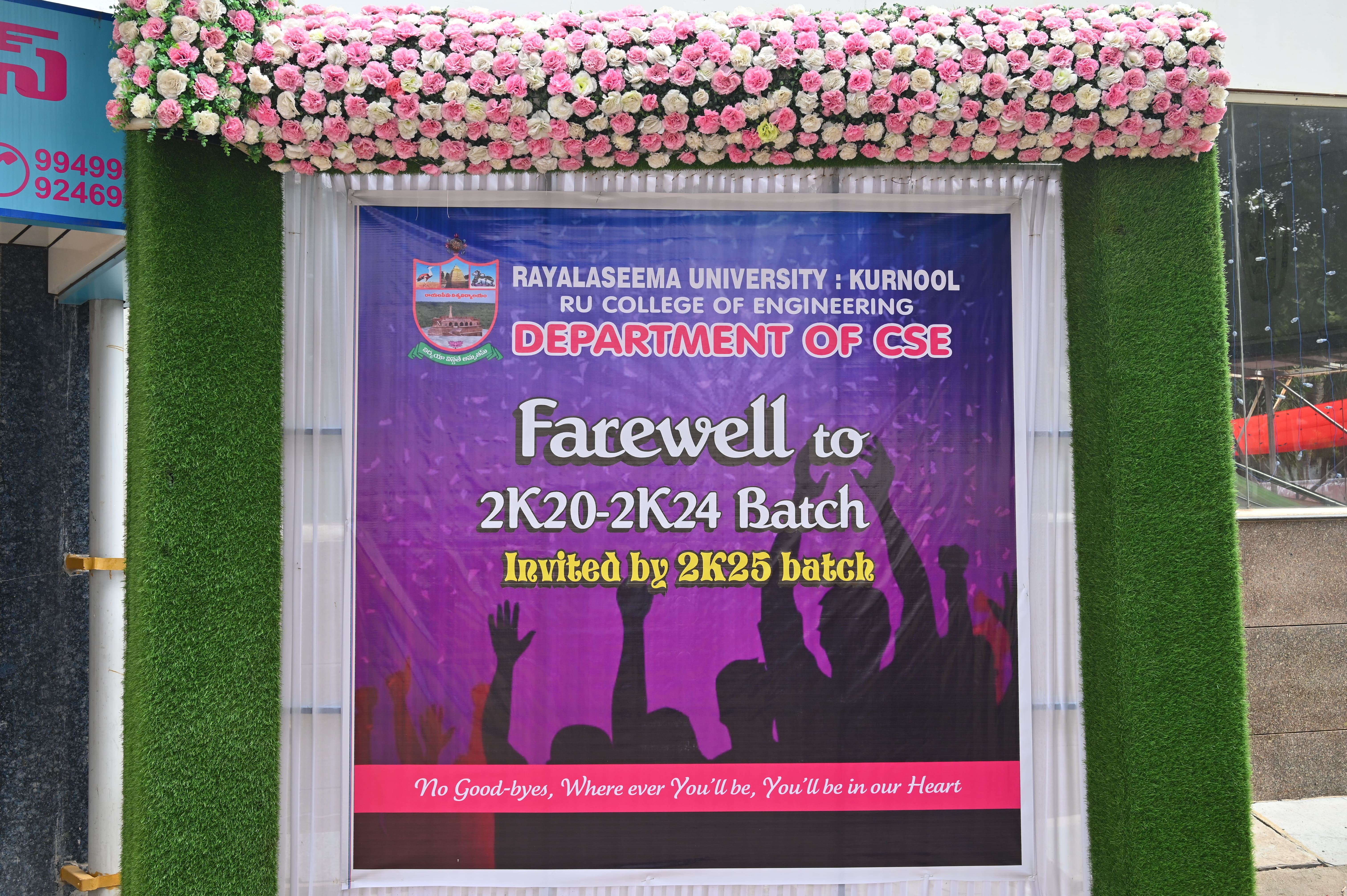Farewell 2k24 Dept of CSE